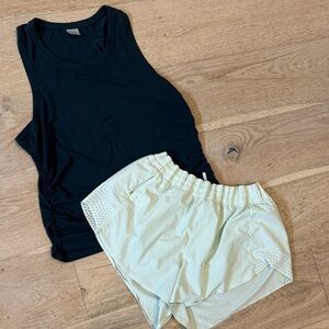Athleta Shorts only. Light Green